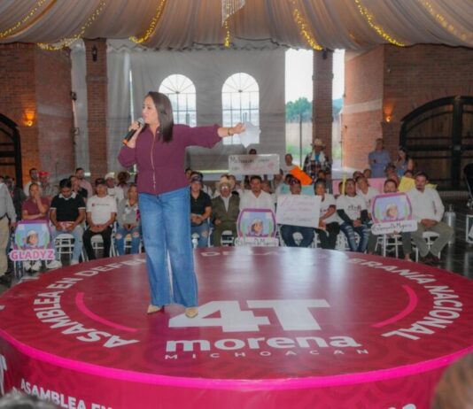 En Tarímbaro, morenistas cierran filas con Gladyz Butanda rumbo al 2027.