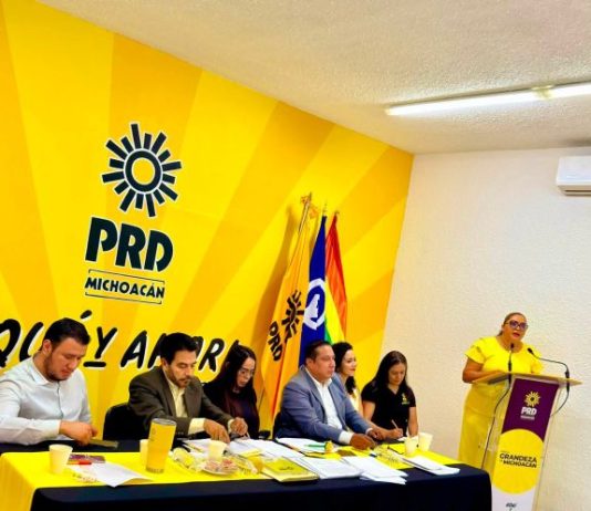 Marco Aurelio Nava respalda nombramiento de Verónica García al frente del PRD Michoacán