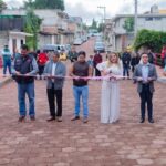 Dayana Pérez entrega la rehabilitación de la calle Tenazas en Salvador Escalante