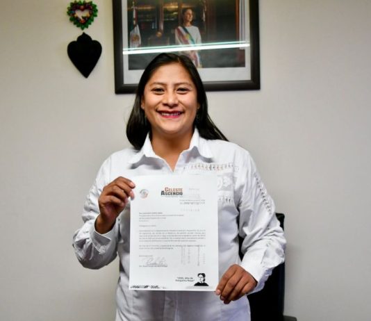 Celeste Ascencio solicita licencia al Senado y reafirma su compromiso con la transformación de Michoacán