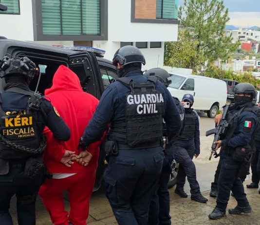 Capturan FGE, SSP, DEFENSA, GN y SSPC a Ernesto Rafael “N”, alias “Sierra 1”, presunto generador de violencia en la zona Oriente de Morelia