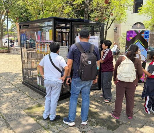 SeCultura Morelia detalla dinámica de préstamo de libros en cabinas de lectura