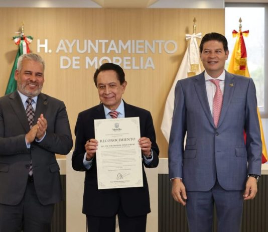 Conmemora Alfonso Martínez Alcázar 25 años del rescate del Centro Histórico de Morelia