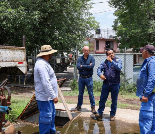 Adolfo Torres encabeza recorrido por cárcamos para fortalecer respuesta ante lluvias