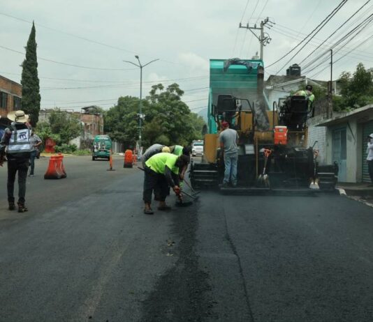 Reencarpetamiento de Avenida Quinceo mejora la movilidad al Norte de Morelia