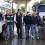 Continúan labores de limpieza y apoyo en colonias afectadas por lluvias