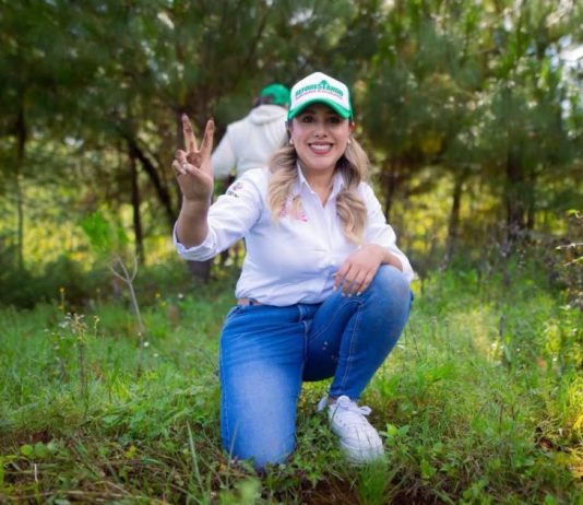 Dayana Pérez encabeza el arranque de la campaña “Reforestando Salvador Escalante”