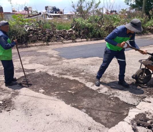 Gobierno de Morelia mantiene labores de bacheo en distintos puntos del municipio
