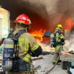 Gobierno de Morelia atiende y controla incendio en fábrica