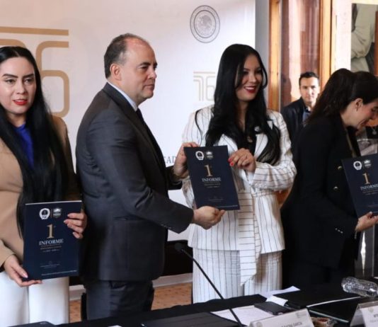 Recibe Congreso del Estado Primer Informe de Fiscalía Anticorrupción
