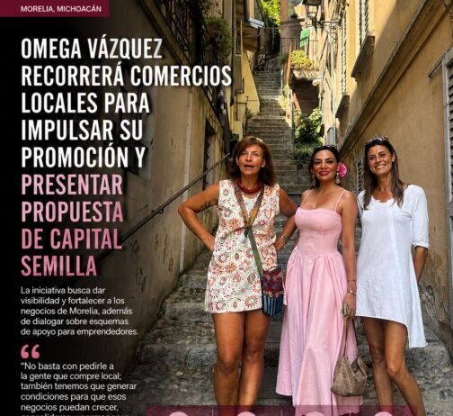 Omega Vázquez recorrerá negocios locales para impulsar su promoción y presentar propuesta de capital semilla