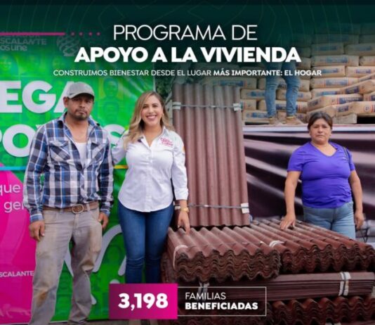 Dayana Pérez Mendoza fortalece el bienestar con apoyos de vivienda para 3 mil 198 familias