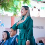 Dayana Pérez encabeza el inicio de las Fiestas Patrias en Salvador Escalante