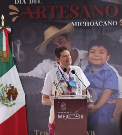 Alfonso Martínez destaca el orgullo de celebrar en Morelia las tradiciones artesanales de Michoacán