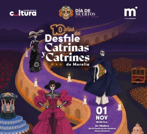 Abre SeCultura convocatoria para participar en el Desfile de Catrinas y Catrines de Morelia