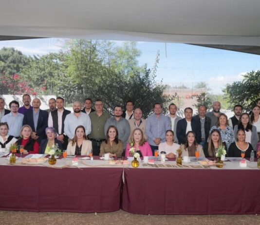 Gladyz Butanda construye agenda con empresarios de Morelia